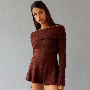 UO Grace Off-The-Shoulder Romper by Urban Outfitters